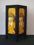 Asian Oriental Table Lamp Saa Paper Buddha Style #004