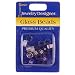 Glass Cane Beads, Assorted Purple/Blue, 22 Pc/Pkg
