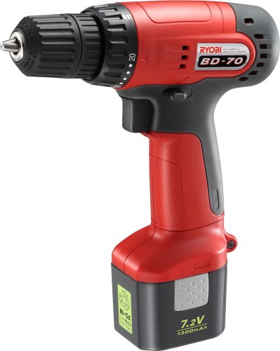 RYOBI 7.2V充電式ドライバドリル BD-70