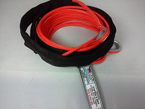 3/16" dia. x 25 Foot - Winch Rope Extension (Orange)