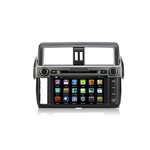 For Toyota Prado (2012-2014) Android 4.2.2 Dual Core system Multi-Touch Screen Car DVD GPS Navigation Build-In Bluetooth,Radio with RDS,Analog TV, AUX&amp;USB, iPhone/iPod Controls, Steering Wheel Control, Free Map