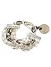 Twisted Silver Hardware Bracelet