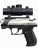 Walther Airguns- Model CP99ST- Silver Trophy Repeater Air Pistol