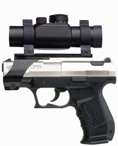 Walther Airguns- Model CP99ST- Silver Trophy Repeater Air Pistol