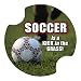 Soccer is a Kick in the Grass Carsters - Coasters for Your Car