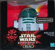 Star Wars Action Figure - Episode 1 R2-A6 with Metalized Dome, Star Wars Action Figures,Star Wars Action Figure,Star Wars Figures,Star Wars Toys Figure,Hasbro Action Figure,Hasbro Star Wars Action Figure