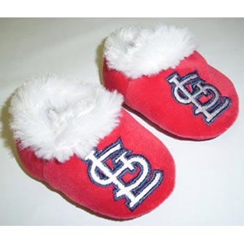 St. Louis Cardinals MLB Baby Bootie Slippers - 3-6 Months