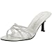 Rampage Women's Frankie Sandal,Silver Glitter,8.5 ...