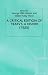 Books : A Critical Edition of Yeats's a Vision (1925)
