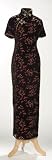 Chinese Qi-Pao Dress Velvet Short Sleeve