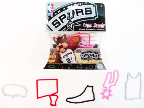 Forever Collectibles NBA San Antonio Spurs Logo Bandz