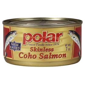 12 Pack Case of 10 oz. Skinless Coho Salmon