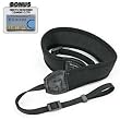 Deluxe Neoprene Black Wide Neck Strap For The Sanyo Xacti VPC-CG9, HD1010 Camcorders