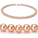 Pink 6-7mm AA Freshwater Pearl Necklace 18 inch Princess Length