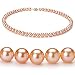 Jewelry : Pink 6-7mm AA Freshwater Pearl Necklace 18 inch Princess Length