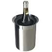 Stainless Steel Wine Cooler with Freezer Insert