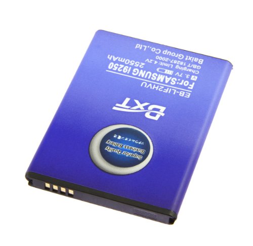 GREENERY/BXT® Brand New High Capacity 2550mah Standard Li-ion Spare Replacement Extended Battery for Samsung Eb-l1f2hvu I9250 Galaxy Nexus 9250 Nexus Prime Nexus 3 I515 -Blue