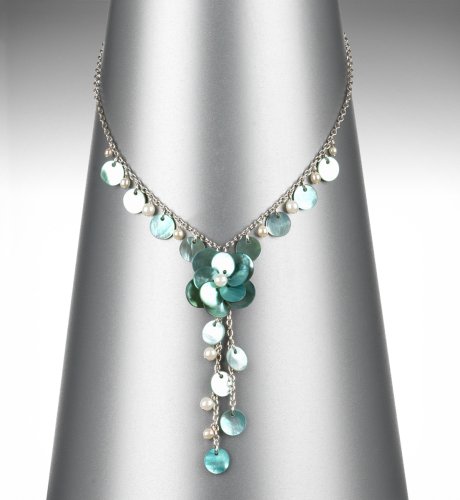 Flower 'Y' Design Necklace