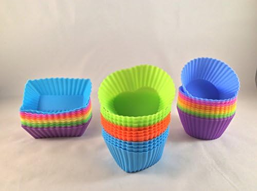 KOUZINA 36 Baking Cups - Freshware Silicone Molds