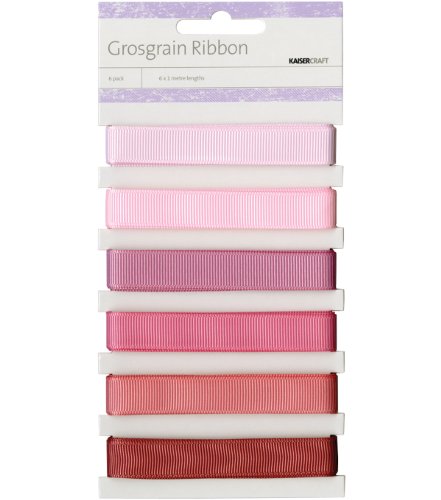 Grosgrain Monochromatic Ribbon 6 Colors/1.09yd 