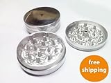 Aluminum 2 Part Magnetic Grinder with Diamond Crushing Pins
