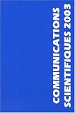 Communications scientifiques 2003 : 21�mes journ�es internationales de Mises Au Point en Anesth�sie-R�animation, Paris, 23 et 24 mai 2003 (1CD audio)
