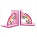 Butterfly and Rainbow Pink Bookends