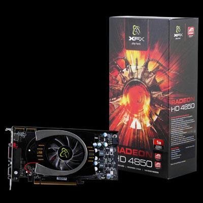 XFX ATI Radeon HD 4850 1 GB DDR3 VGA/DVI/HD MI PCI-Express Video Card HD485XZNFC