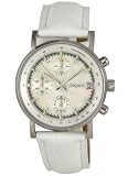 DKNY Women's NY4528 White Leather Quartz Watch with White Dial