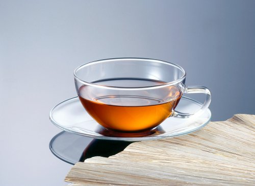 Jenaer Glas Teetasse mit Untertasse - 0,15 l