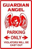 GUARDIAN ANGEL PARKING sign * street
