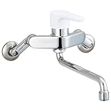 INAX　LIXIL キッチン用水栓金具【SF-WL435SY】　壁付タイプ シングルレバー ノルマーレS（エコハンドル）【SF-HE435Sの後継品】