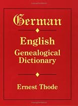 German-English Genealogical Dictionary