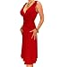 Blue Banana Red Grecian Slinky Dress Size 12