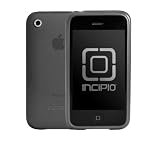 Incipio iPhone 3G/3GS NGP Semi-Rigid Soft Shell Case - 1 Pack - Carrying Case - Retail Packaging - Translucent Black