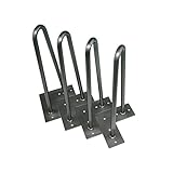 12インチ　Hairpin legs　２脚　テーブル鉄脚　アイアンレッグ/机の脚/家具パーツ/店舗什器　DIY