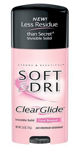 Soft & Dri Déodorant solide invisible Clear Glide Parfum floral 77 ml