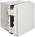 BUD Industries NBF-32314 Plastic Outdoor NEMA Economy Box with Solid Door, 7-5/64 Length x 7-5/64 Width x 5-57/64 Height, Light Gray Finish by BUD Industries