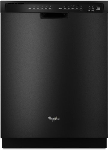Whirlpool Black Full Console 24 Inch Dishwasher WDF530PAYB