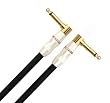Monster Studio Pro 1000 Instrument Cable 8 in. - angled 1/4 plugs SP1000-I-.75DA
