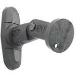 Audio Basics AB1-Bk Bookshelf Speaker Mounting Kit (Black)