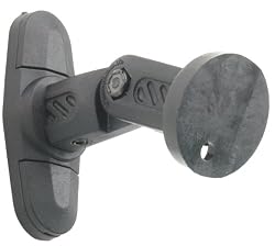 Audio Basics AB1-Bk Bookshelf Speaker Mounting Kit (Black)