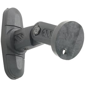 Audio Basics AB1-Bk Bookshelf Speaker Mounting Kit (Black)