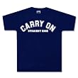 CARRY ON - Straight Edge - Blue T-shirt