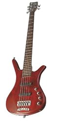 Warwick Corvette Basic 5-String Burgandy Red Bass w/ Gigbag