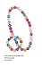 Pecoware / Stretchy Beaded Necklace & Bracelet Set, Bright Colors