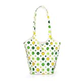Olive N Figs Lime Sequined Polka Dots Handbag