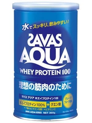 Cover image : 飲みやすくて美味しい！これが次世代プロテイン！ SAVAS(ザバス) アクアホエイプロテイン100 360g