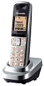 Panasonic KX-TGA641EXS Mobilteil mit Ladeschale für KX-TG64XX schnurloses DECT-Telefon Serie silber
