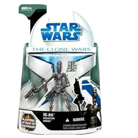  Star Wars Clone Wars Animated Action Figure No. 18 IG-86 Assassin Droid